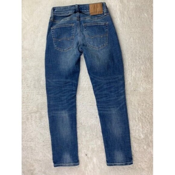 American Eagle Size 26x28 Womens Jeans Next Level Stretch Slim Mid Rise … - Picture 2 of 7